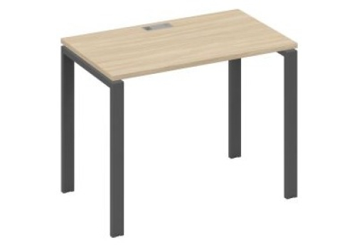 Стол письменный Мира Нумо, цвет дуб скандинавский + антрацит