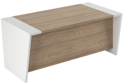 Стол письменный 180 панель - древесная, цвет вяз + белый