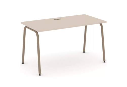 Стол рабочий (с лючком), цвет капучино