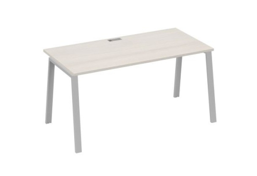 Стол письменный Мира Трио, цвет дуб шамони + серый