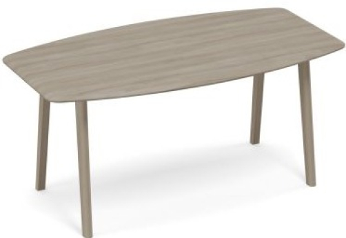 Стол для переговоров фигурный Види Вуд, цвет вяз