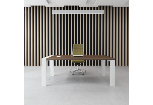 Стол руководителя Вайтен, цвет орех