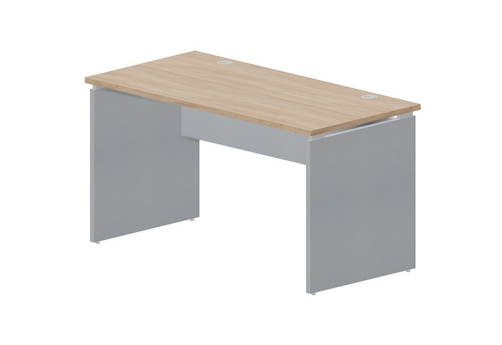 Стол рабочий (2 заглушки) Аронти, цвет светлый дуб