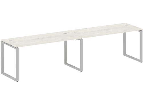 Стол на 2 рабочих места, цвет дуб новара