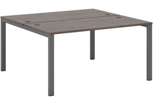 Бенч-система две столешницы, цвет шамони темный