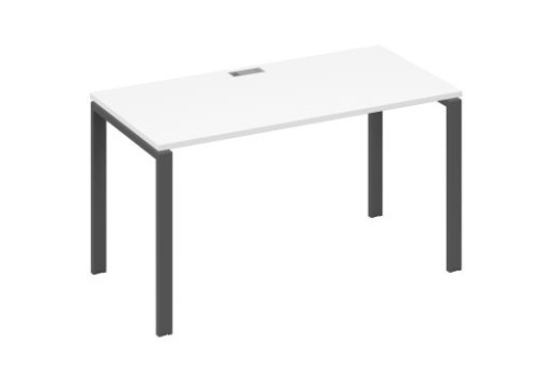 Стол письменный Мира Нумо, цвет белый премиум + антрацит