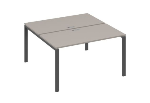 Рабочая станция (2х140) Мира Нумо, цвет мокко премиум + антрацит