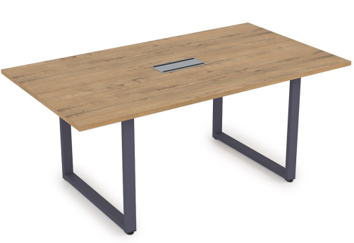 Стол для переговоров Оскар Персонал, цвет тиковое дерево