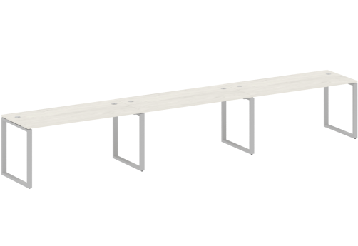 Стол на 3 рабочих места, цвет дуб новара