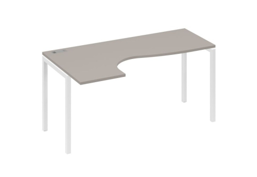 Стол эргономичный левый Классика Мира Лофт, цвет мокко премиум + белый