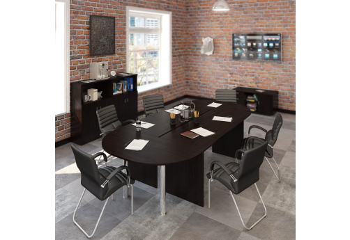 Стол для переговоров (мебель в наличии) МЛ Венге Стиль, венге