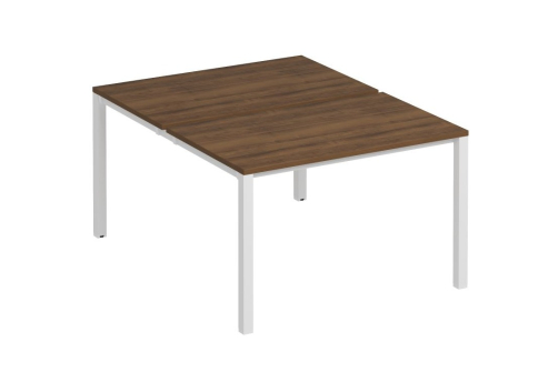 Рабочая станция (2х120) Прайм Металл 50, цвет орех + белый