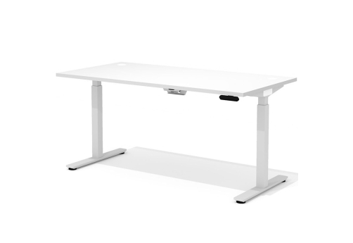 Стол с подъемным механизмом (с заглушками), цвет белый