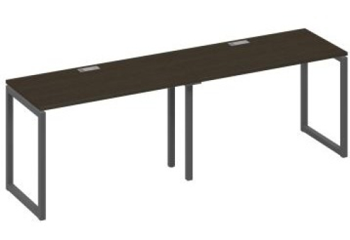 Рабочая станция (2х120) Мира Одри, цвет венге + антрацит