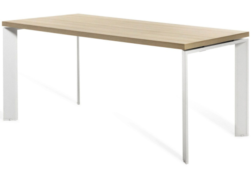 Стол рабочий Вайли Металл, цвет дуб светлый