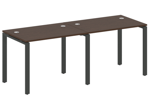 Стол на 2 рабочих места, цвет венге