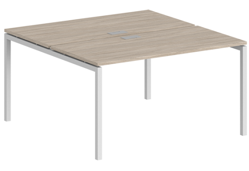 Рабочая станция Индиго Форт, цвет дуб светлый + белый