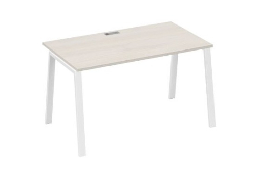 Стол письменный Мира Трио, цвет дуб шамони + белый