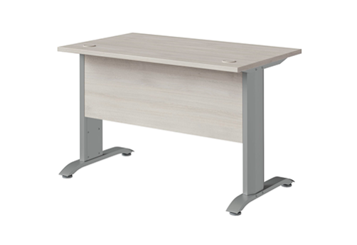 Стол письменный на металлоопорах Лиани, цвет шамони светлый