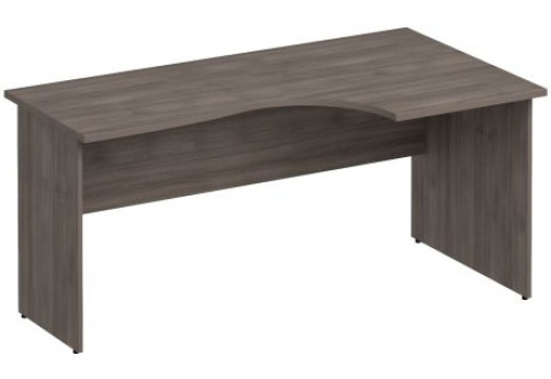 Стол эргономичный правый Прайм, цвет шамони темный