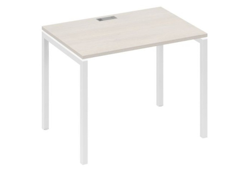 Стол письменный Мира Лофт, цвет дуб шамони + белый