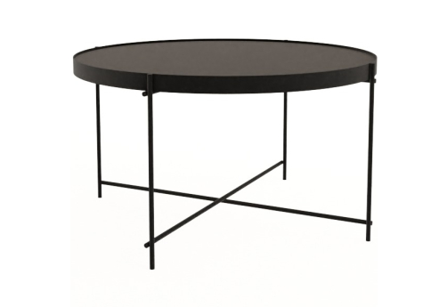 Стол журнальный круглый Винси 2, цвет графит