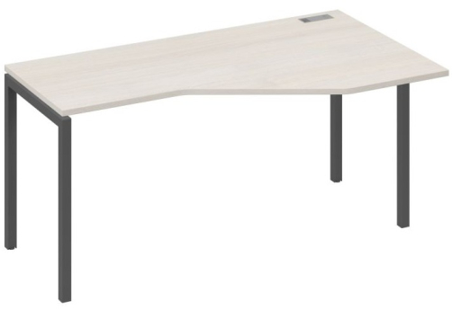 Стол эргономичный правый Техно Мира Лофт, цвет дуб шамони + антрацит