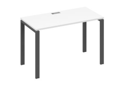 Стол письменный Мира Нумо, цвет белый премиум + антрацит