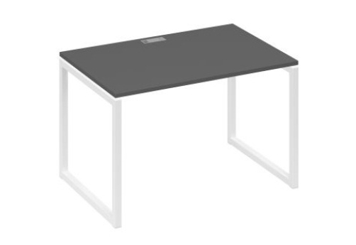 Стол письменный Мира Одри, цвет антрацит премиум + белый