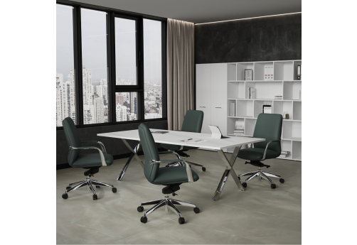 Стол для переговоров Квентин, цвет белый