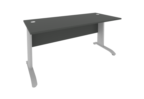 Стол письменный на металлоопорах Нотте, цвет антрацит