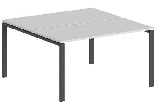 Рабочая станция Индиго Сет, цвет белый + антрацит