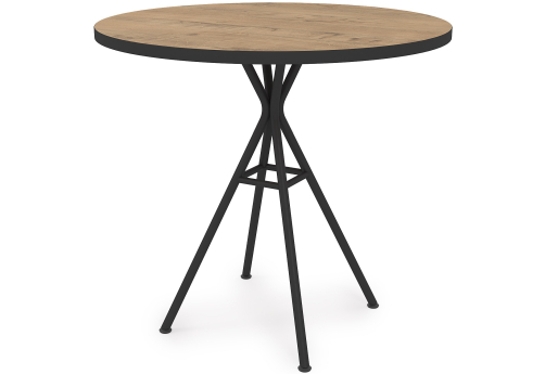 Стол обеденный круглый Мальта, цвет тиквуд