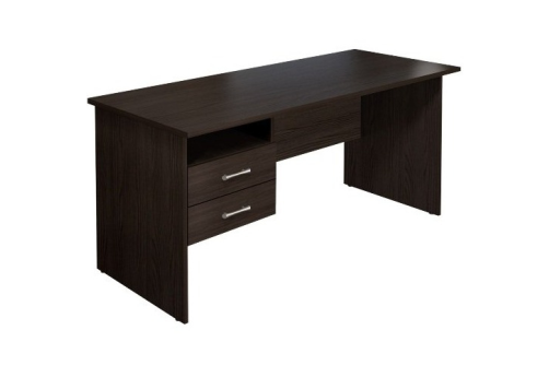 Стол рабочий с тумбой, цвет венге