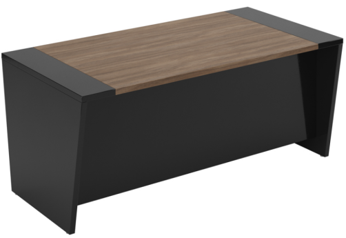 Стол письменный 180 панель - глянец, цвет дуб + черный