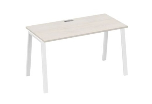 Стол письменный Мира Трио, цвет дуб шамони + белый