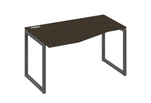 Стол эргономичный левый Мира Одри, цвет венге + антрацит