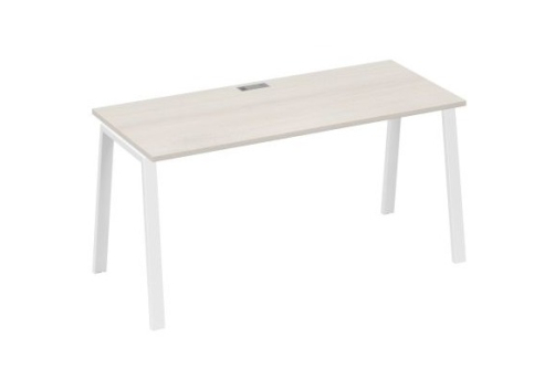 Стол письменный Мира Трио, цвет дуб шамони + белый