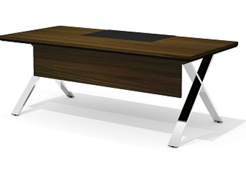 Стол руководителя с бюваром Адриатика, цвет дуб жженый