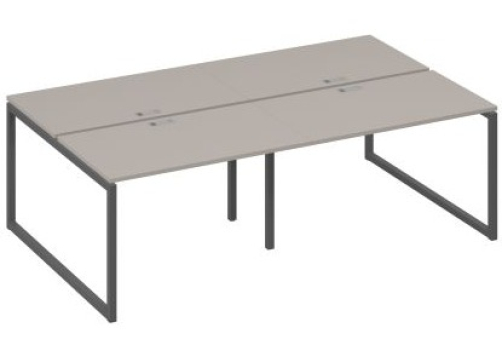 Рабочая станция (4х120) Мира Одри, цвет мокко премиум + антрацит