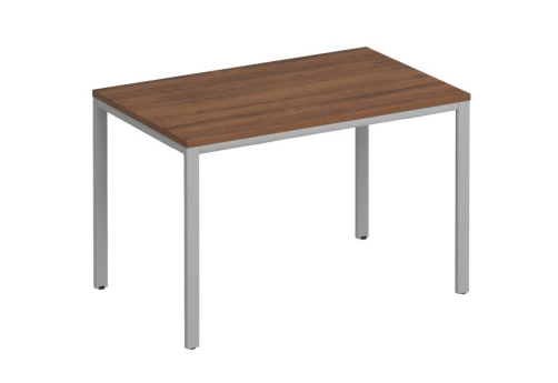 Стол письменный на металлокаркасе Прайм Металл 25, цвет орех + серый