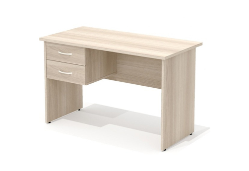 Стол с подвесной тумбой Колибри, цвет ясень шимо