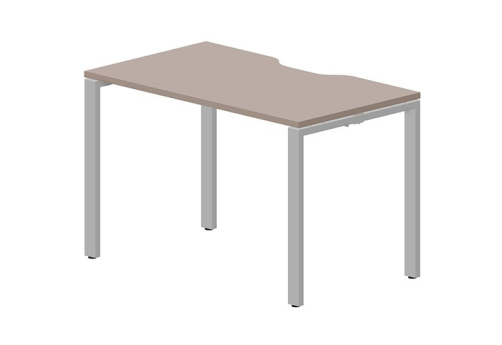 Стол рабочий с вырезом Киви, цвет тортора