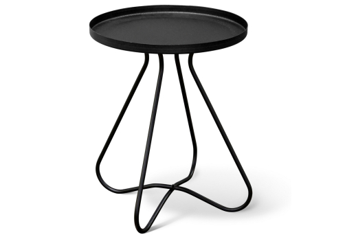 Стол журнальный Лето 1031, цвет черный муар