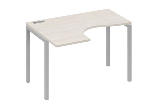 Стол эргономичный левый Классика Мира Лофт, цвет дуб шамони + серый