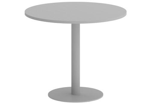 Стол для переговоров круглый, цвет серый