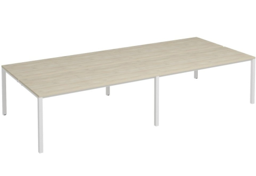 Рабочая станция (4х180) Прайм Металл 50, цвет шамони светлый + белый