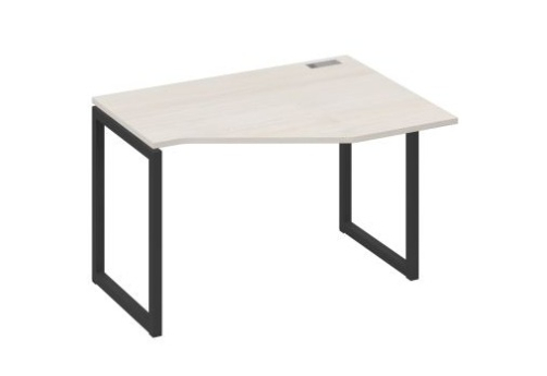 Стол эргономичный правый Мира Одри, цвет дуб шамони + антрацит