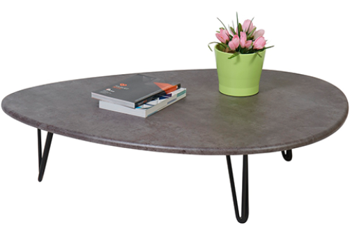 Стол журнальный Лето 1087, цвет серый камень