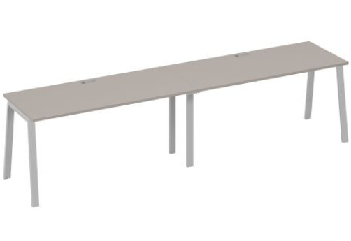 Рабочая станция 2х160 Мира Трио, цвет мокко премиум + серый